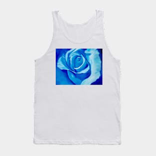 Turquoise Rose Tank Top